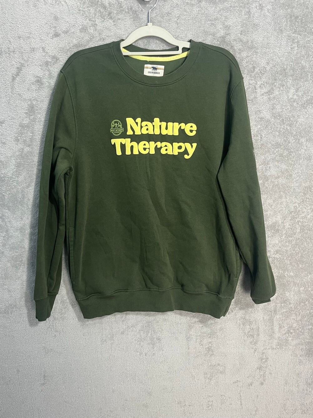 Urban Ranger Sweatshirt Large Green Nature Therapy Garden Pockets